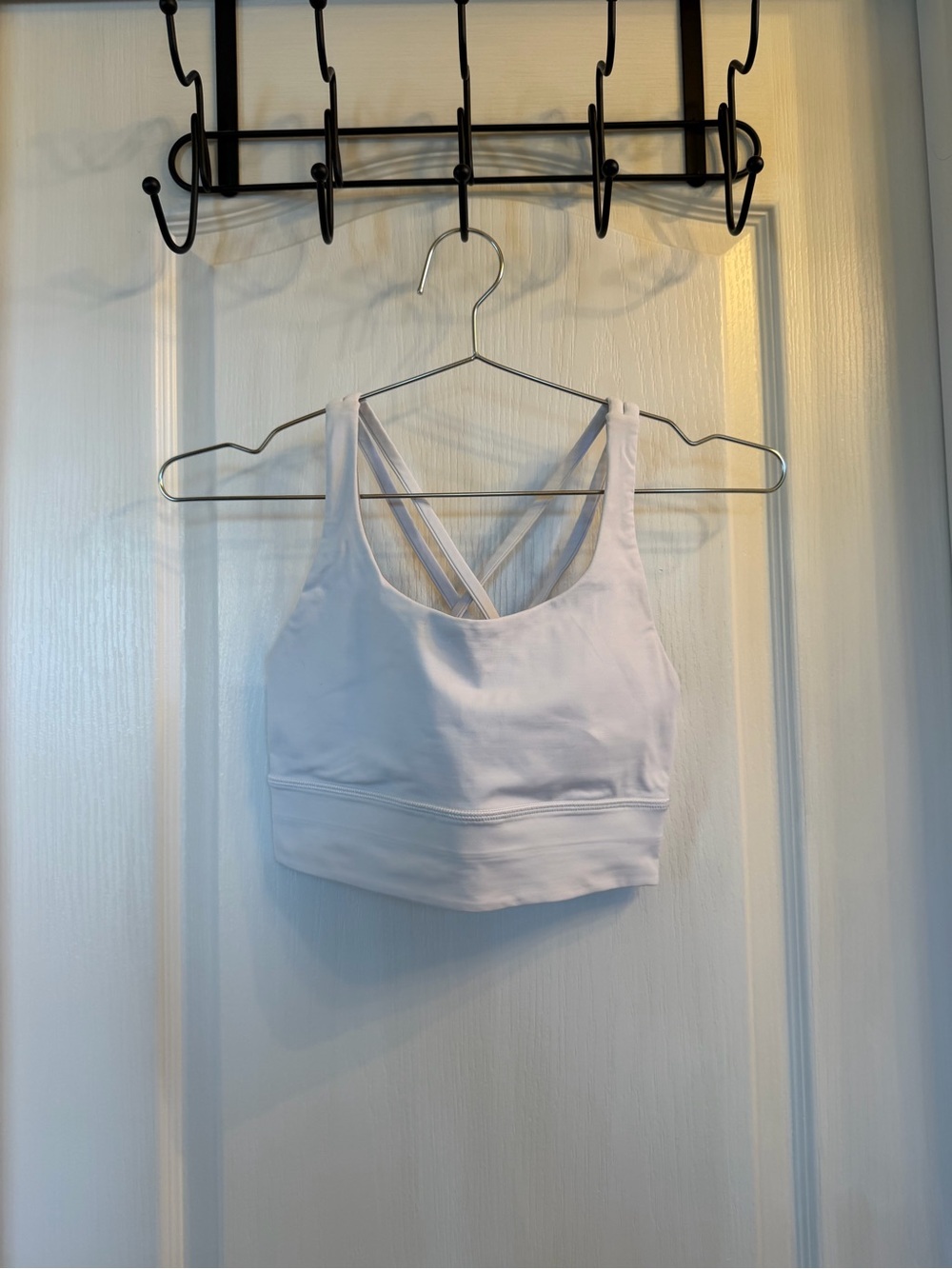 Lululemon White Strappy Sports Bra